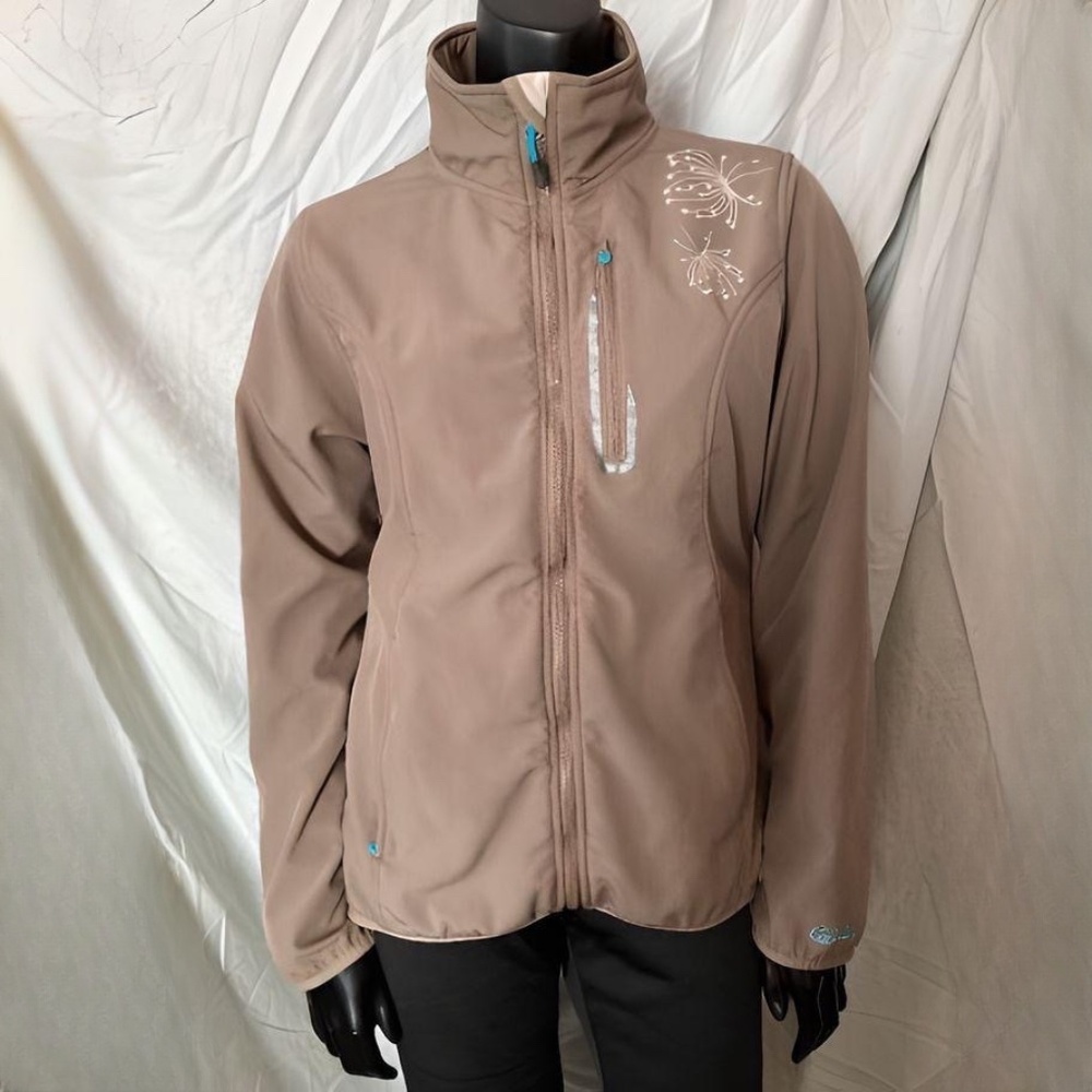 Women's lightweight Cabela's jacket, tan, size M